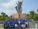 Đoàn Thanh niên Bệnh viện Phụ sản thành phố Cần Thơ tham dự lễ ra quân Kỳ nghỉ hồng và các hoạt động sau lễ tại Khu di tích lịch sử chiến thắng Ông Hào